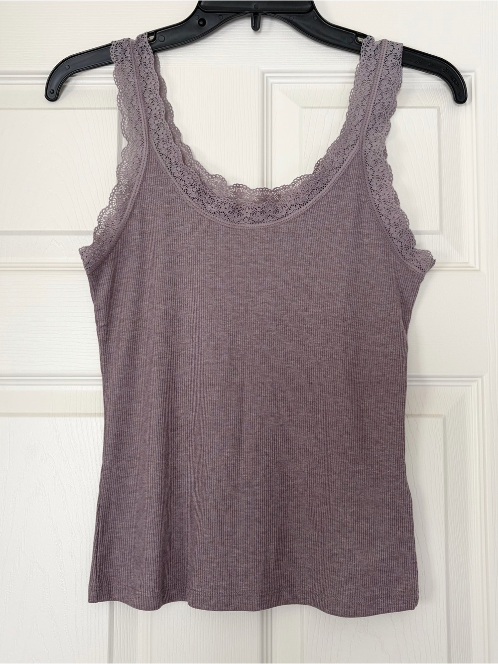 Primark Lace-Trim Ribbed Tank Top